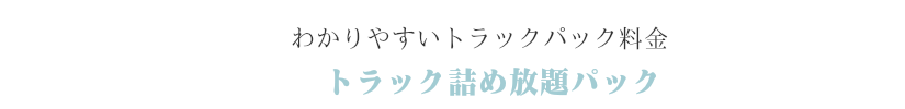 不要品回収トラック別パック料金